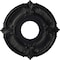 Ekena Millwork Attica Ceiling Medallion (Fits Canopies up to 3 1/2"), 12 3/4"OD x 4"ID x 1/2"P, Steel Gray CM12ATSGS - alternate 1